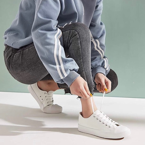 WITWATIA Faux Leather Tennis Shoes - Picture 6 of 7